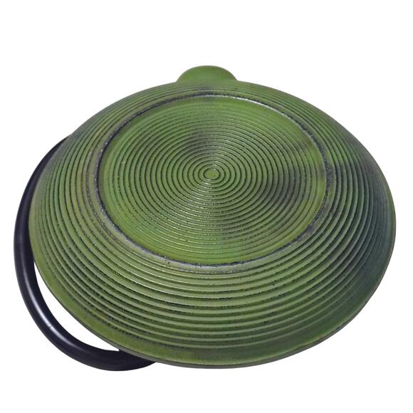 Avanti Dragonfly Teapot Green 770ml Low Profile Cast Iron Teapot Heavy Cast Iron - Picture 7 of 8